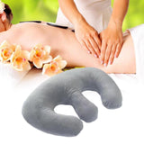 Maxbell Breast Pillow Beauty Salon Breast Support Pillow for Beauty Salon Travel SPA gray