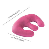 Maxbell Breast Pillow Beauty Salon Breast Support Pillow for Beauty Salon Travel SPA rose