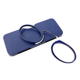 Maxbell Armless Reading Glasses Compact Nose Clip on Reader for Watching TV Shopping dark blue