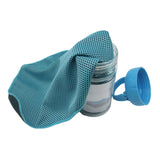 Maxbell Cooling Towel Breathable Mesh Fiber Towel for Outdoor Activities Gym Workout Green