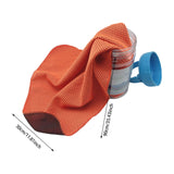 Maxbell Cooling Towel Breathable Mesh Fiber Towel for Outdoor Activities Gym Workout Orange