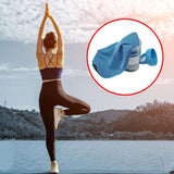 Maxbell Cooling Towel Breathable Mesh Fiber Towel for Outdoor Activities Gym Workout Blue