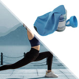 Maxbell Cooling Towel Breathable Mesh Fiber Towel for Outdoor Activities Gym Workout Blue