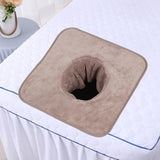 Maxbell Massage Table Towel Washable Coverlet Professional Reusable Lying Down Towel coffee