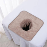 Maxbell Massage Table Towel Washable Coverlet Professional Reusable Lying Down Towel coffee