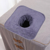 Maxbell Massage Table Towel Washable Coverlet Professional Reusable Lying Down Towel grey