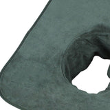 Maxbell Massage Table Towel Washable Coverlet Professional Reusable Lying Down Towel green