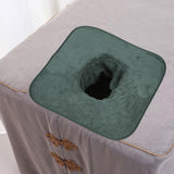 Maxbell Massage Table Towel Washable Coverlet Professional Reusable Lying Down Towel green