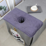 Maxbell Salon Massage Table Towel Reusable Coverlet Massage Supplies for Massage Bed Grey