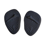 Maxbell Ball of Foot Cushions Breathable Anti Skid Female Half Pads for Women Ladies Black