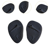 Maxbell Ball of Foot Cushions Breathable Anti Skid Female Half Pads for Women Ladies Black