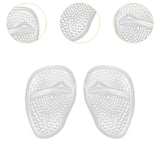 Maxbell Ball of Foot Cushions Breathable Anti Skid Female Half Pads for Women Ladies Transparent