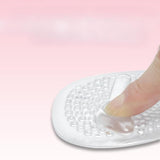 Maxbell Ball of Foot Cushions Breathable Anti Skid Female Half Pads for Women Ladies Transparent