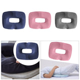 Maxbell Doughnut Pad Comfort for Elderly Coccyx,Waist,tailbone Long Travel,Home Sofa blue