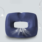 Maxbell Doughnut Pad Comfort for Elderly Coccyx,Waist,tailbone Long Travel,Home Sofa blue