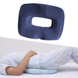 Maxbell Doughnut Pad Comfort for Elderly Coccyx,Waist,tailbone Long Travel,Home Sofa blue