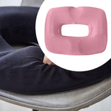 Maxbell Doughnut Pad Comfort for Elderly Coccyx,Waist,tailbone Long Travel,Home Sofa pink