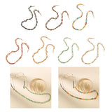 Maxbell Glasses Chain Holder Acrylic Sunglasses Lanyard for Office Photo Props Beach black