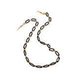 Maxbell Glasses Chain Holder Acrylic Sunglasses Lanyard for Office Photo Props Beach black