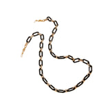 Maxbell Glasses Chain Holder Acrylic Sunglasses Lanyard for Office Photo Props Beach black