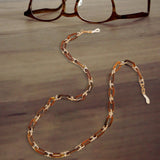 Maxbell Glasses Chain Holder Acrylic Sunglasses Lanyard for Office Photo Props Beach coffee