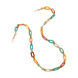 Maxbell Glasses Chain Holder Acrylic Sunglasses Lanyard for Office Photo Props Beach coloful