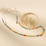 Maxbell Glasses Chain Holder Acrylic Sunglasses Lanyard for Office Photo Props Beach coloful
