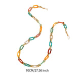 Maxbell Glasses Chain Holder Acrylic Sunglasses Lanyard for Office Photo Props Beach coloful