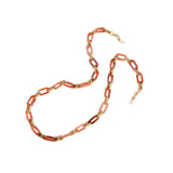 Maxbell Glasses Chain Holder Acrylic Sunglasses Lanyard for Office Photo Props Beach Flesh pink