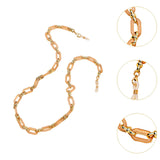 Maxbell Glasses Chain Holder Acrylic Sunglasses Lanyard for Office Photo Props Beach Champagne