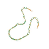 Maxbell Glasses Chain Holder Acrylic Sunglasses Lanyard for Office Photo Props Beach Green