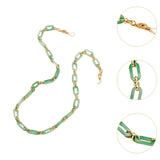 Maxbell Glasses Chain Holder Acrylic Sunglasses Lanyard for Office Photo Props Beach Green