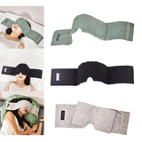 Maxbell Weighted Eye Mask Eye Pillow Weighted Eye Blindfold for Women Men Relaxation Green