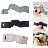 Maxbell Weighted Eye Mask Eye Pillow Weighted Eye Blindfold for Women Men Relaxation Green