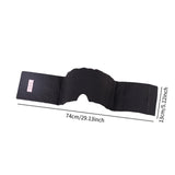 Maxbell Weighted Eye Mask Eye Pillow Weighted Eye Blindfold for Women Men Relaxation Black