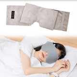 Maxbell Weighted Eye Mask Eye Pillow Weighted Eye Blindfold for Women Men Relaxation Gray