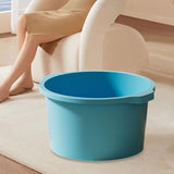 Maxbell Foot Bath Basin Foot Soaking Bath Basin Massager for Women Home Soaking Feet blue