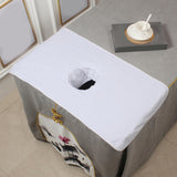 Maxbell Massage Table Towel Fiber SPA Massage Towel for Beauty Salon SPA Massage Bed White