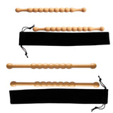 Maxbell Massage Rod Wood Portable Scraping Tool for Arms Muscle Soreness Relief Shoulder Small No storage bag