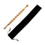 Maxbell Massage Rod Wood Portable Scraping Tool for Arms Muscle Soreness Relief Shoulder Small with storage bag