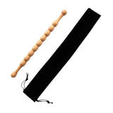 Maxbell Massage Rod Wood Portable Scraping Tool for Arms Muscle Soreness Relief Shoulder Small with storage bag