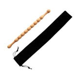 Maxbell Massage Rod Wood Portable Scraping Tool for Arms Muscle Soreness Relief Shoulder Small with storage bag