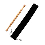 Maxbell Massage Rod Wood Portable Scraping Tool for Arms Muscle Soreness Relief Shoulder Small with storage bag