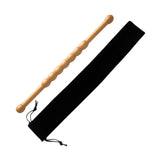 Maxbell Massage Rod Wood Portable Scraping Tool for Arms Muscle Soreness Relief Shoulder Large with storage bag