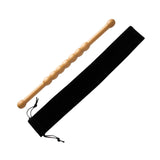 Maxbell Massage Rod Wood Portable Scraping Tool for Arms Muscle Soreness Relief Shoulder Large with storage bag