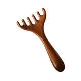 Maxbell Manual Head Massager Portable Guasha Scraping Brush for Home Women Men Hotel 14.5x7cm