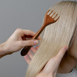 Maxbell Manual Head Massager Portable Guasha Scraping Brush for Home Women Men Hotel 17x4cm