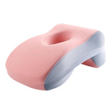 Maxbell Sleeping Pillow Multifunction Neck Cushion Face Cushion Comfortable Neck Pad pink and blue