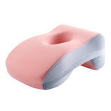 Maxbell Sleeping Pillow Multifunction Neck Cushion Face Cushion Comfortable Neck Pad pink and blue