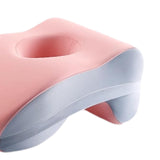 Maxbell Sleeping Pillow Multifunction Neck Cushion Face Cushion Comfortable Neck Pad pink and blue